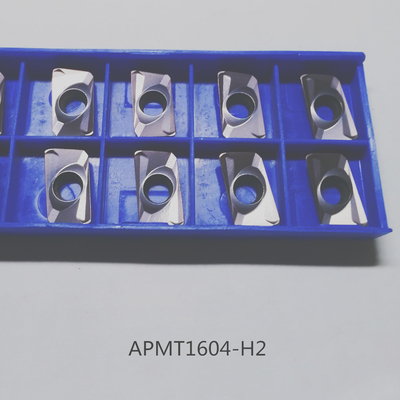 Le carbure carré d'outil de la commande numérique par ordinateur APMT1604PDER-H2 insère le revêtement de CVD de PVD